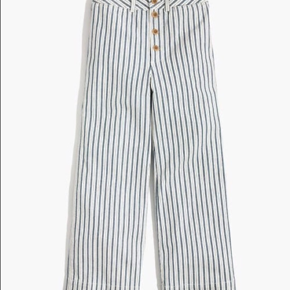 Madewell Emmett Wide-leg Cropped Pants - Picture 5 of 9